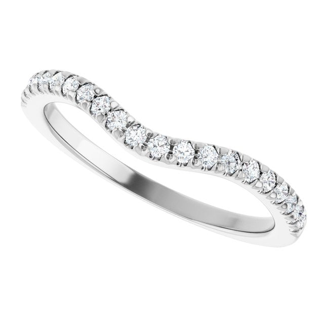 1/5 CTW Natural Diamond Matching Band, 3.9 mm