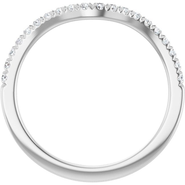 1/5 CTW Natural Diamond Matching Band, 3.9 mm