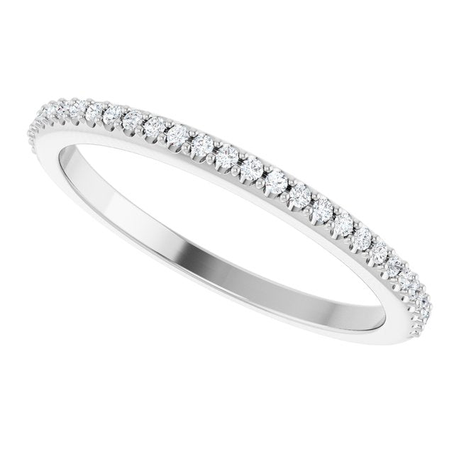 1/8 CTW Natural Diamond Matching Band, 1.7 mm, Accented Engagement