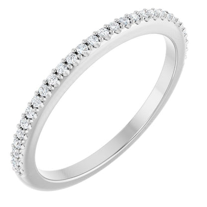 1/8 CTW Natural Diamond Matching Band, 1.7 mm, Accented Engagement
