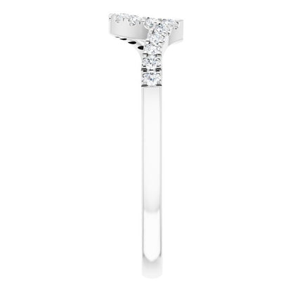 14K White Gold 1/6 CTW Natural Diamond Matching Band, 1.55 mm
