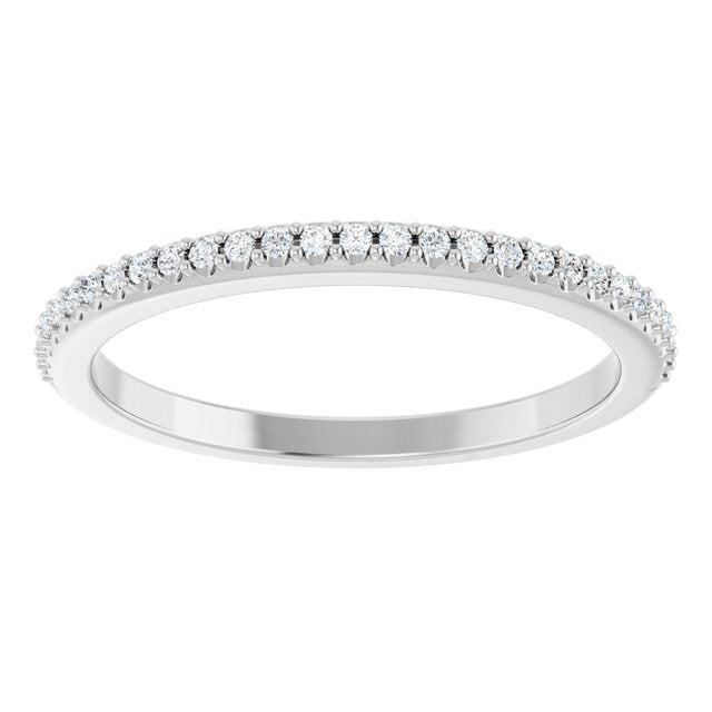 1/8 CTW Natural Diamond Matching Band, 1.7 mm, Accented Engagement