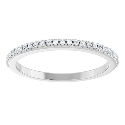 1/8 CTW Natural Diamond Matching Band, 1.7 mm, Accented Engagement