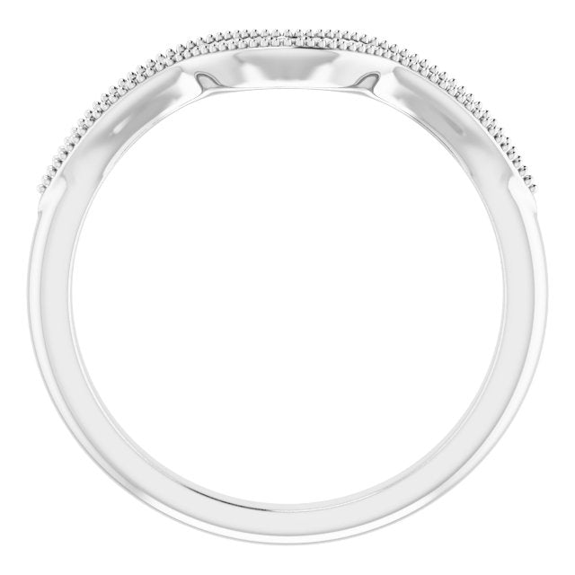 1/6 CTW Natural Diamond Matching Band, 5.5 mm