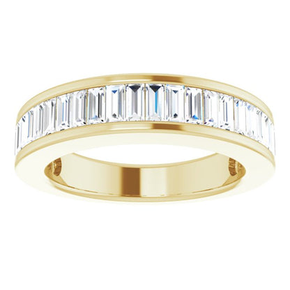 14K Yellow Gold 3/4 CTW Natural Diamond Anniversary Band