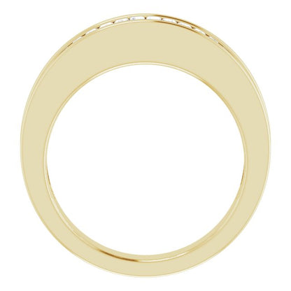 1 CTW Natural Diamond Anniversary Band, Channel-Set