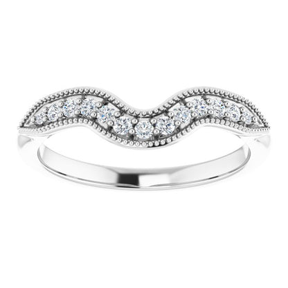 1/6 CTW Natural Diamond Matching Band, 5.5 mm
