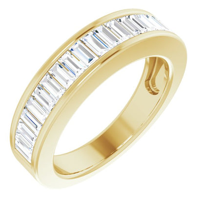 14K Yellow Gold 3/4 CTW Natural Diamond Anniversary Band