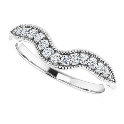 1/6 CTW Natural Diamond Matching Band, 5.5 mm