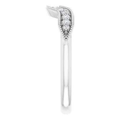 1/6 CTW Natural Diamond Matching Band, 5.5 mm