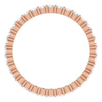 3/8 CTW Lab-Grown Diamond Eternity Band