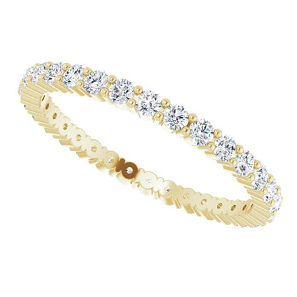 3/8 CTW Lab-Grown Diamond Eternity Band