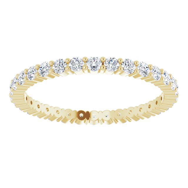 3/8 CTW Lab-Grown Diamond Eternity Band