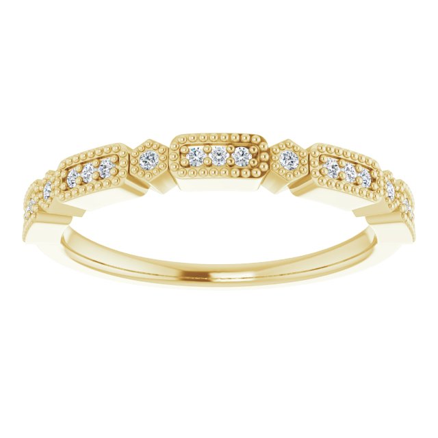 1/10 CTW Natural Diamond Anniversary Band, 1 mm