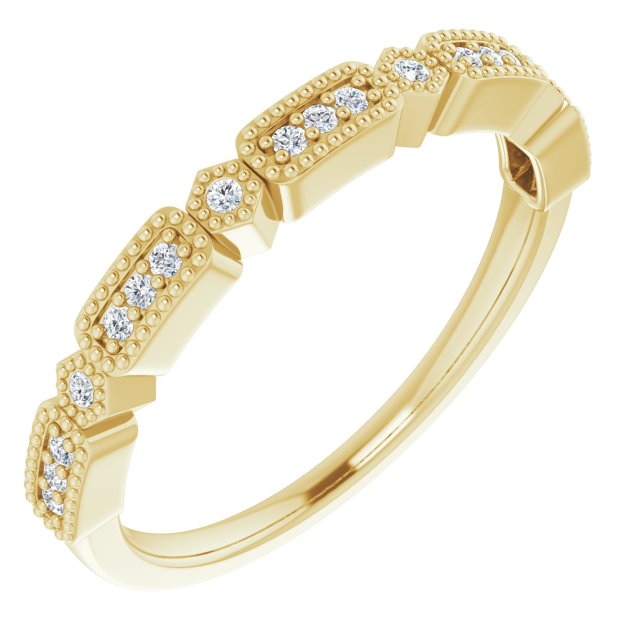 1/10 CTW Natural Diamond Anniversary Band, 1 mm