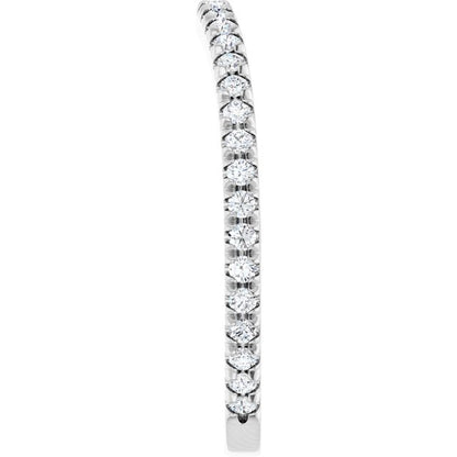 1/3 CTW Natural Diamond French-Set Matching Band
