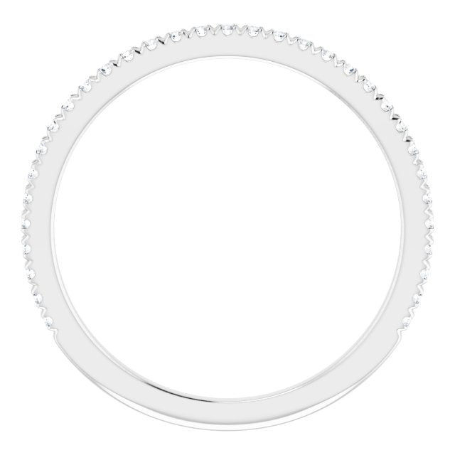 1/6 CTW Natural Diamond Matching Band, 2.18 mm