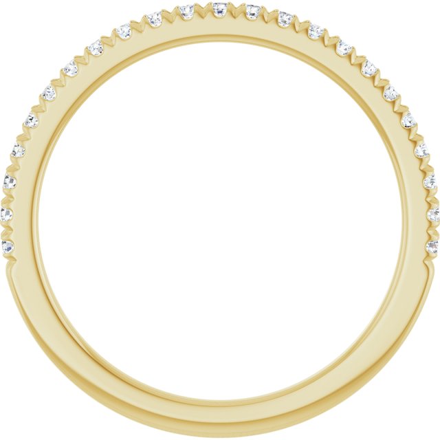 1/5 CTW Lab-Grown Diamond French-Set Anniversary Band