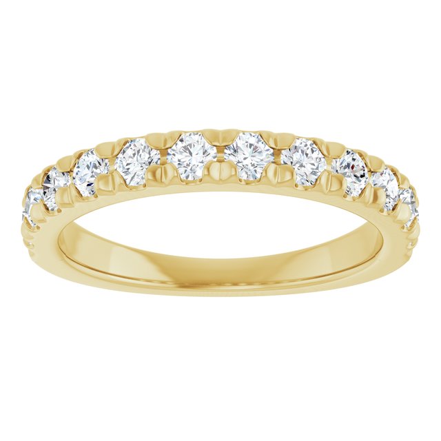3/4 CTW Lab-Grown Diamond French-Set Anniversary Band