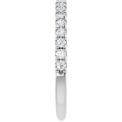 1/3 CTW Natural Diamond French-Set Anniversary Band, 2.1 mm