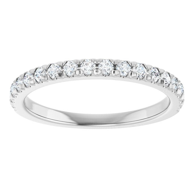 1/3 CTW Natural Diamond French-Set Anniversary Band, 2.1 mm
