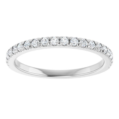 1/3 CTW Lab-Grown Diamond French-Set Anniversary Band, 1.9 mm