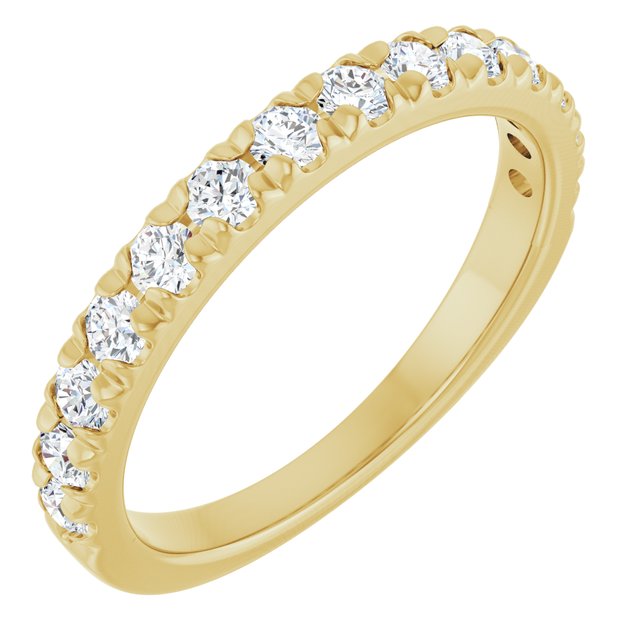 5/8 CTW Lab-Grown Diamond French-Set Anniversary Band, 2.65 mm