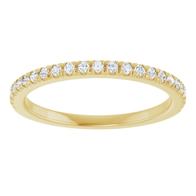 1/5 CTW Lab-Grown Diamond French-Set Anniversary Band