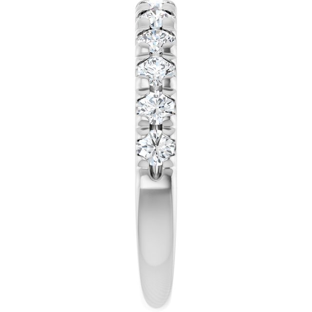 3/4 CTW Natural Diamond French-Set Anniversary Band, 2.9 mm