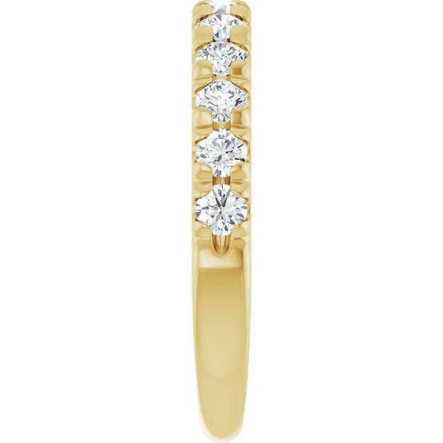 3/4 CTW Lab-Grown Diamond French-Set Anniversary Band
