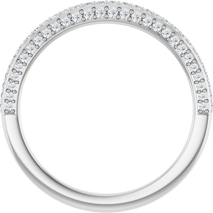 1/3 CTW Natural Diamond Anniversary Band, 2.6 mm, Style 2