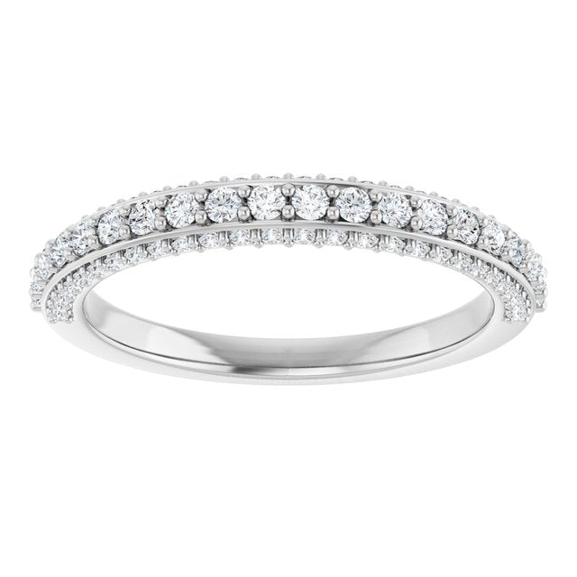 1/2 CTW Natural Diamond Anniversary Band, 2.6 x 3.31 mm