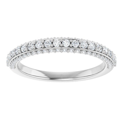 1/2 CTW Natural Diamond Anniversary Band, 2.6 x 3.31 mm