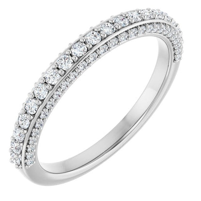 1/2 CTW Natural Diamond Anniversary Band, 2.6 x 3.31 mm