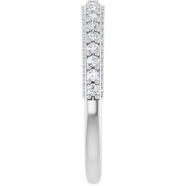 1/2 CTW Natural Diamond Anniversary Band, 2.6 x 3.31 mm