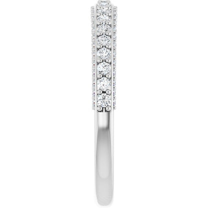 1/2 CTW Natural Diamond Anniversary Band, 2.6 x 3.31 mm