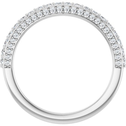 1/2 CTW Natural Diamond Anniversary Band, 2.6 x 3.31 mm