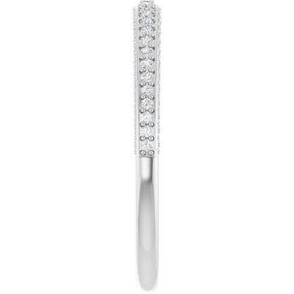 1/3 CTW Natural Diamond Anniversary Band, 2.6 mm, Style 2