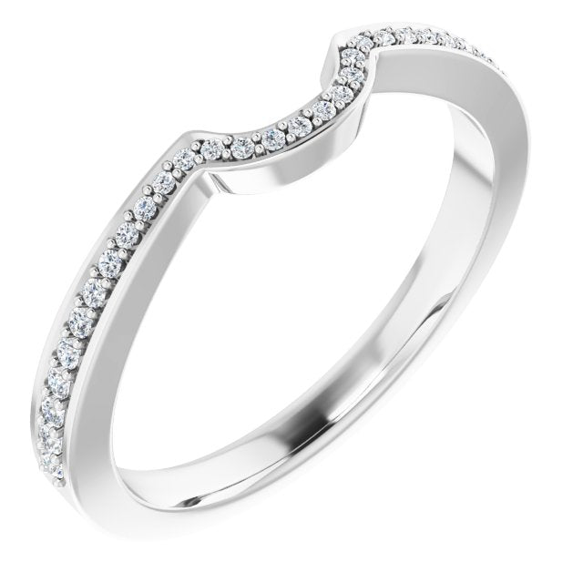 1/8 CTW Natural Diamond Matching Band, 3.3 mm
