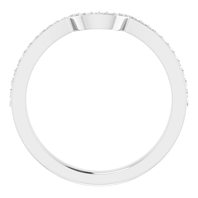 1/8 CTW Natural Diamond Matching Band, 3.3 mm