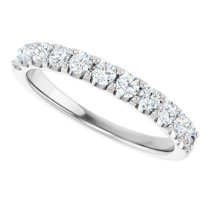 1/2 CTW Anniversary Band, 2.8 mm — Natural or Lab-Grown Diamond