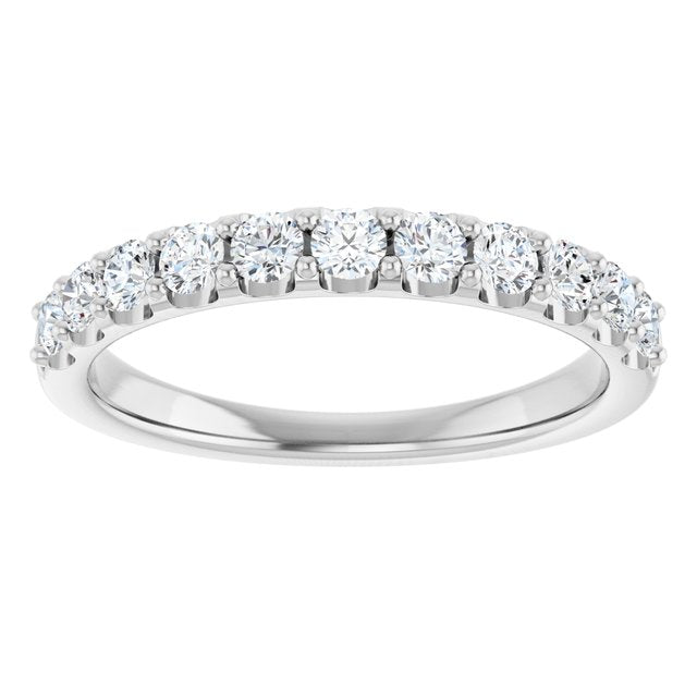 1/2 CTW Anniversary Band, 2.8 mm — Natural or Lab-Grown Diamond