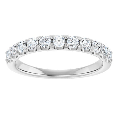 1/2 CTW Anniversary Band, 2.8 mm — Natural or Lab-Grown Diamond