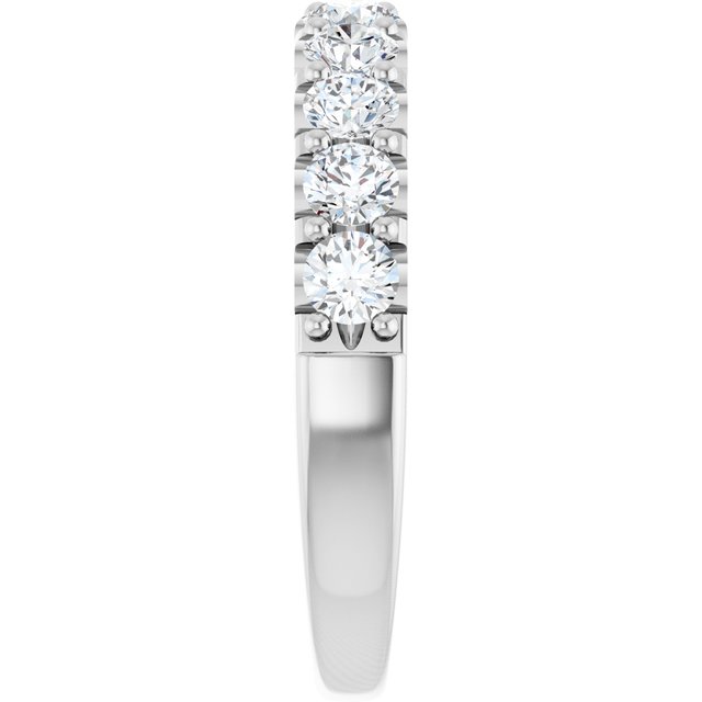 14K White Gold 9/10 CTW Anniversary Band, 3.5 mm — Natural or Lab-Grown Diamond