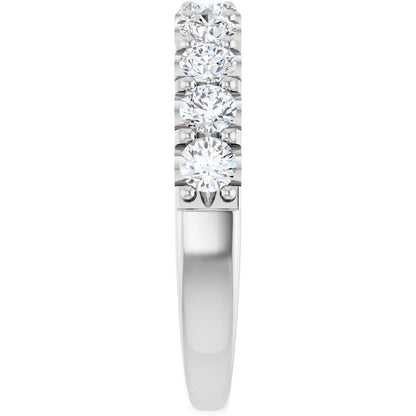 14K White Gold 9/10 CTW Anniversary Band, 3.5 mm — Natural or Lab-Grown Diamond
