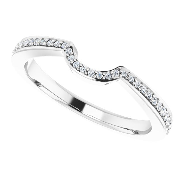 1/8 CTW Natural Diamond Matching Band, 3.3 mm