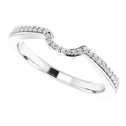 1/8 CTW Natural Diamond Matching Band, 3.3 mm