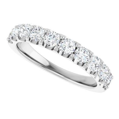 14K White Gold 9/10 CTW Anniversary Band, 3.5 mm — Natural or Lab-Grown Diamond