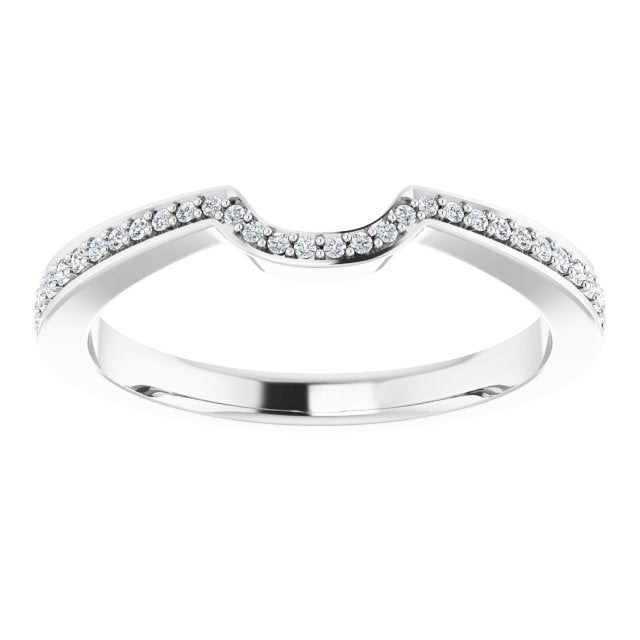 1/8 CTW Natural Diamond Matching Band, 3.3 mm