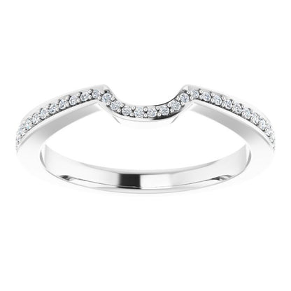 1/8 CTW Natural Diamond Matching Band, 3.3 mm